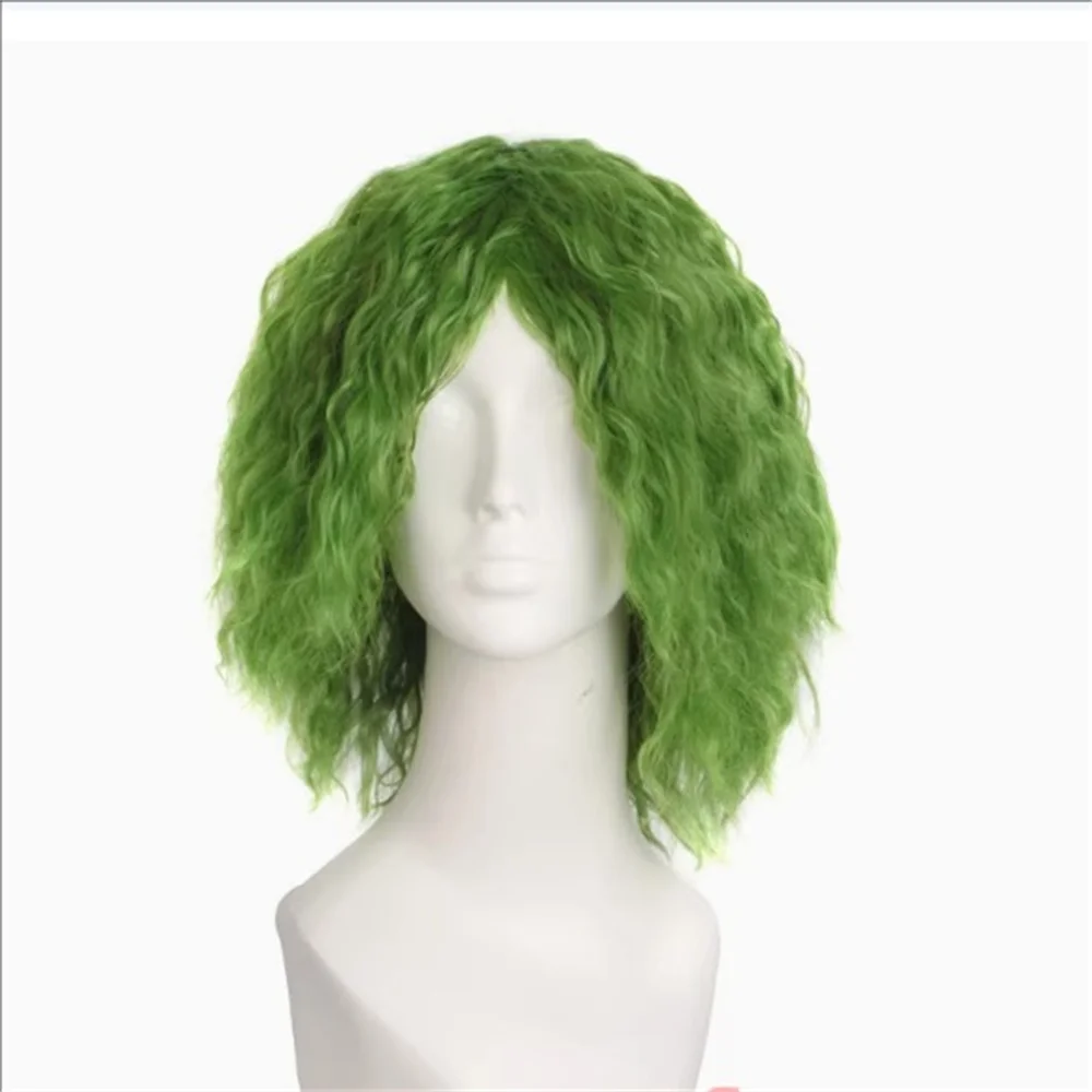 White beggar wig, men's and women's makeup, explosion, fluffy hair cover, performance, simulated hair, stage props