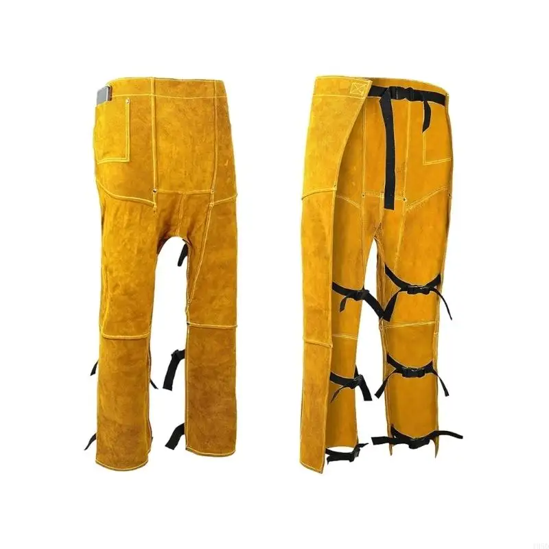 professional-welding-chap-thick-leather-with-quick-release-buckles-for-safety