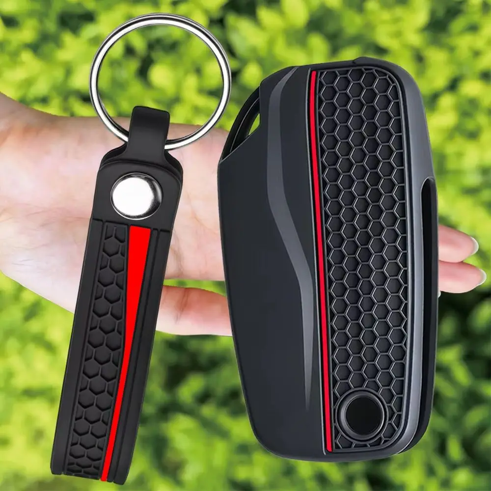 Chain For DUCATI Multistrada V2 V2S V4 V4S 1260S 950S Silicone Motorcycle Electronic Start Key Case Cover Key Shell Accessories