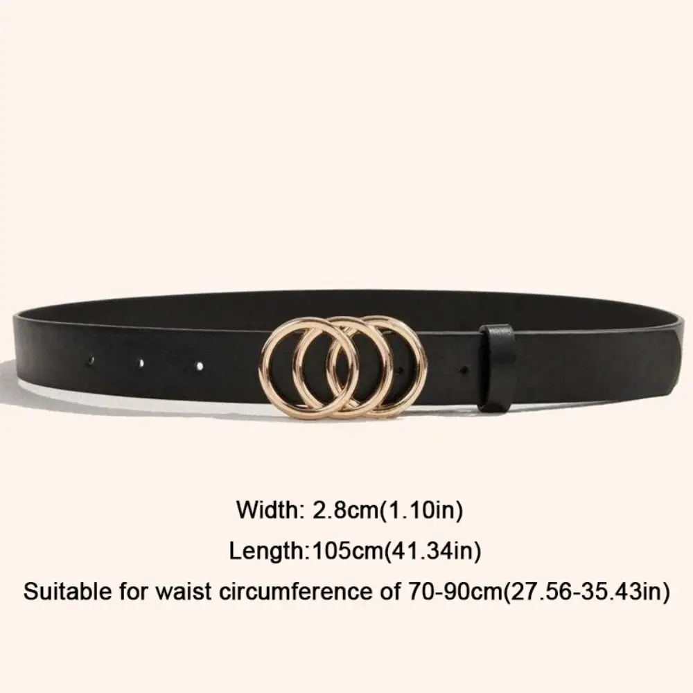 Waist Decoration Versatile Leather Belt Casual Simple Thin Waist Strap Luxury Design Slide Buckle Belt For Women