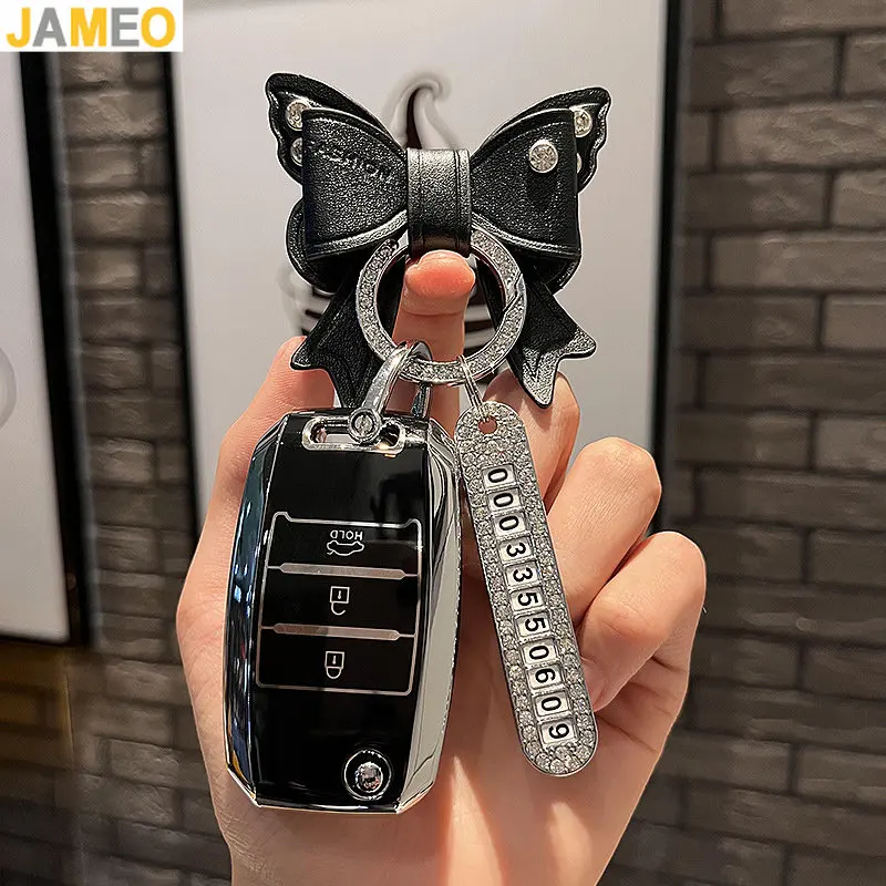 

Автомобильный флип-чехол из ТПУ для KIA RIO K2 K3 K4 K5 Sportage Picanto Optima Soul Ceed Sorento Forte Cerato Stinger без ключа