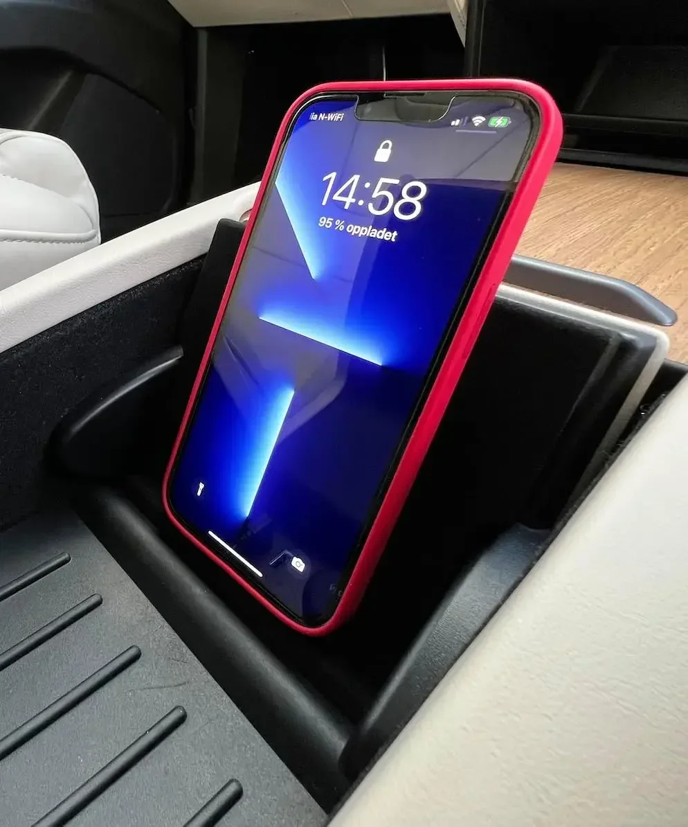 Wireless Phone Charger for Tesla Model S/X - Charging on The Road has Never Looked Better!