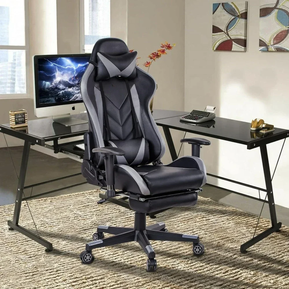 

Gaming Chair High Back Ergonomic Computer Racing Chair Adjustable Office Chair With Footrest Gaming chairs