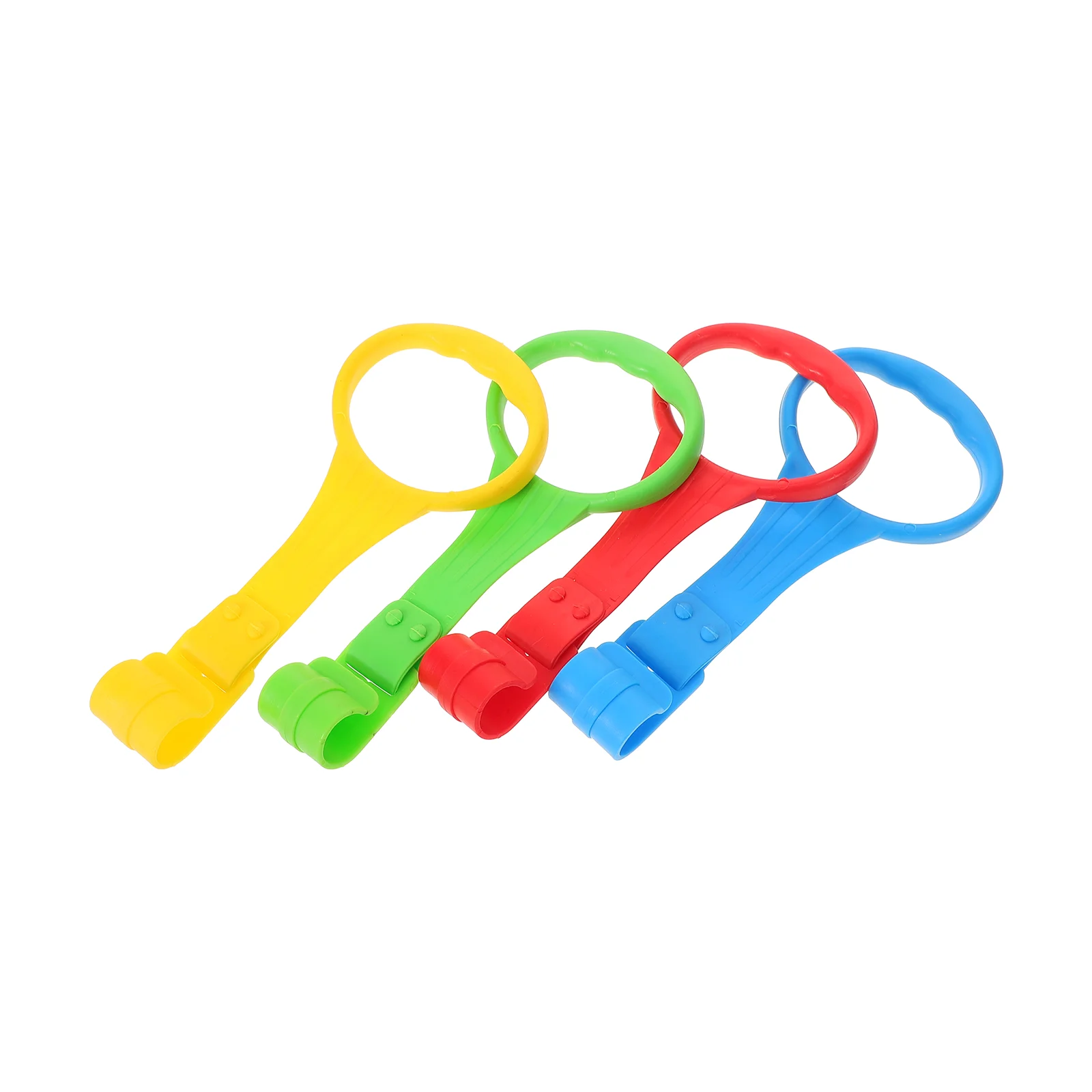 4 Pcs Baby Pull Ring Playpen up Rings Walking Exercises Assistant Crib Cot Infant Handle