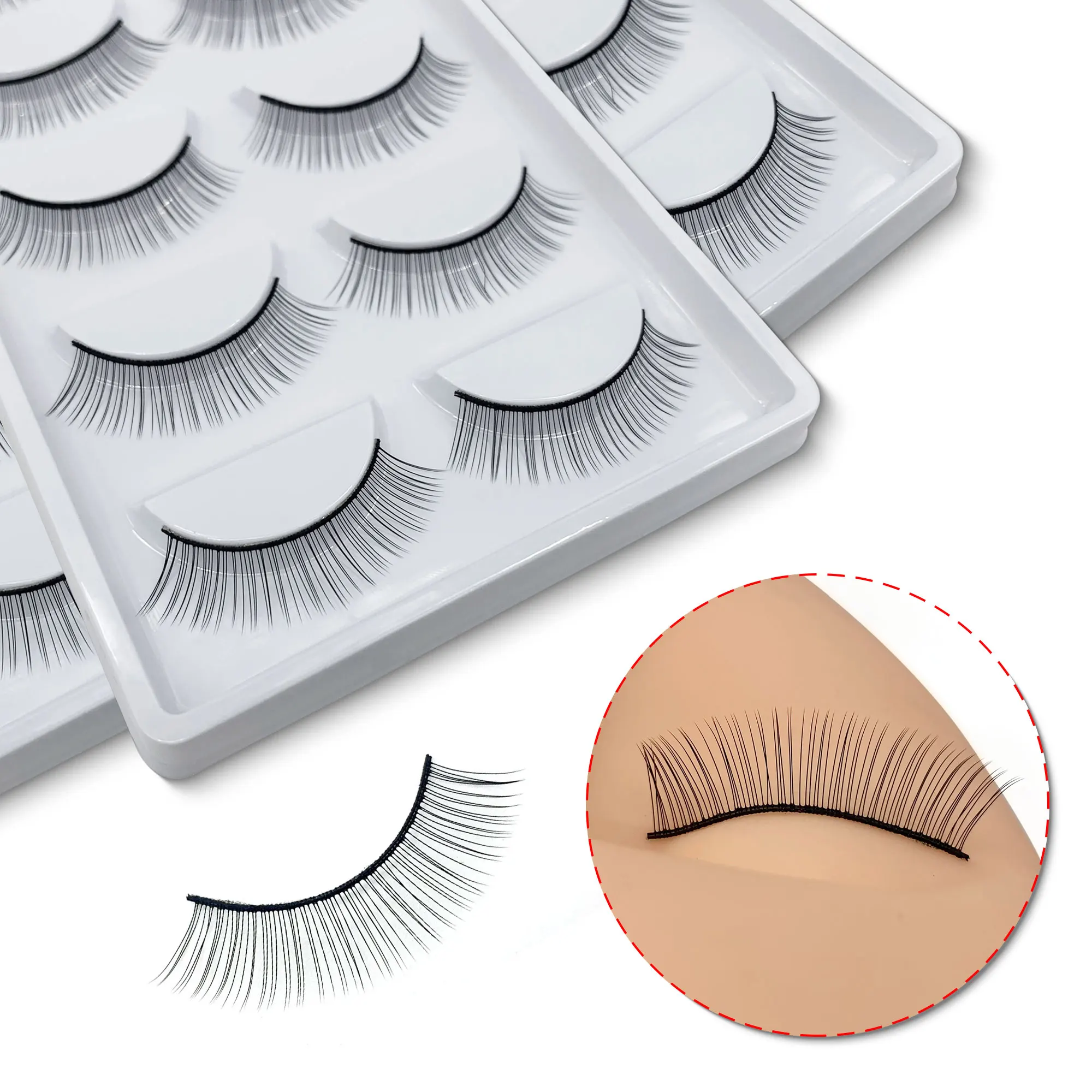 Wimpern verlängerung Training Kopf & Wimpern Pack Make-up Übungs modell gefälschte Schaufenster puppe Kopf üben Wimpern verlängerungen liefert