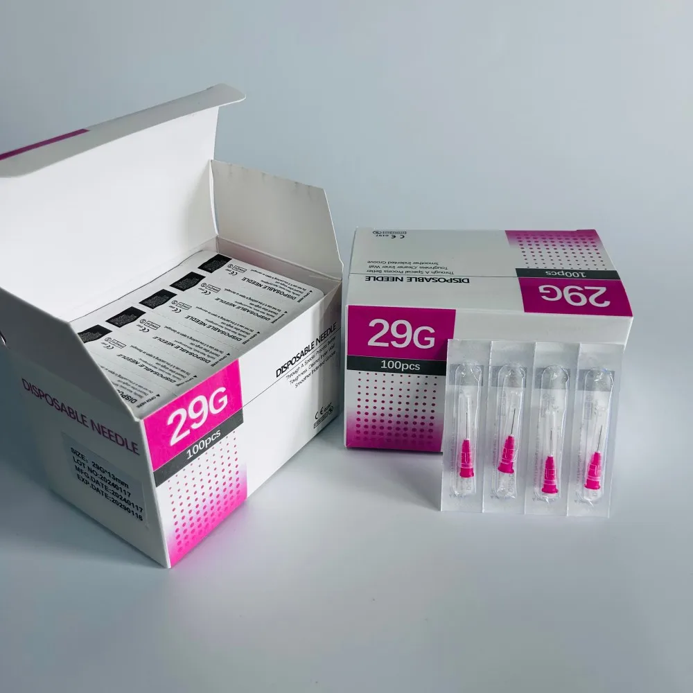 

Горячая продажа 29G игла 13 мм одноразовая независимая стерильная упаковочная игла