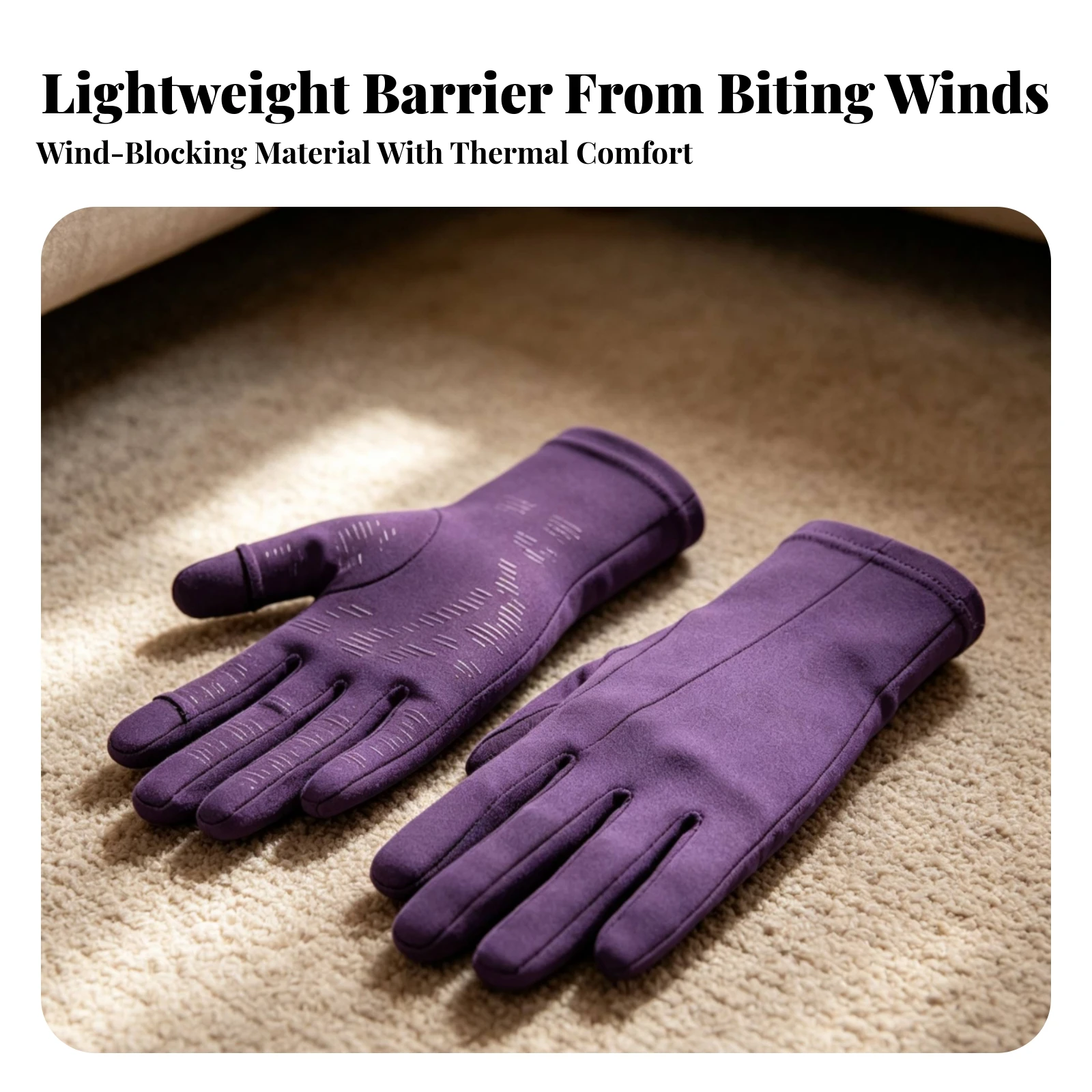 Flip-Finger Gloves Flexible Touchscreen Gloves Apparel Anti-Slip Snug for Cyclists, Cycling, Hiking