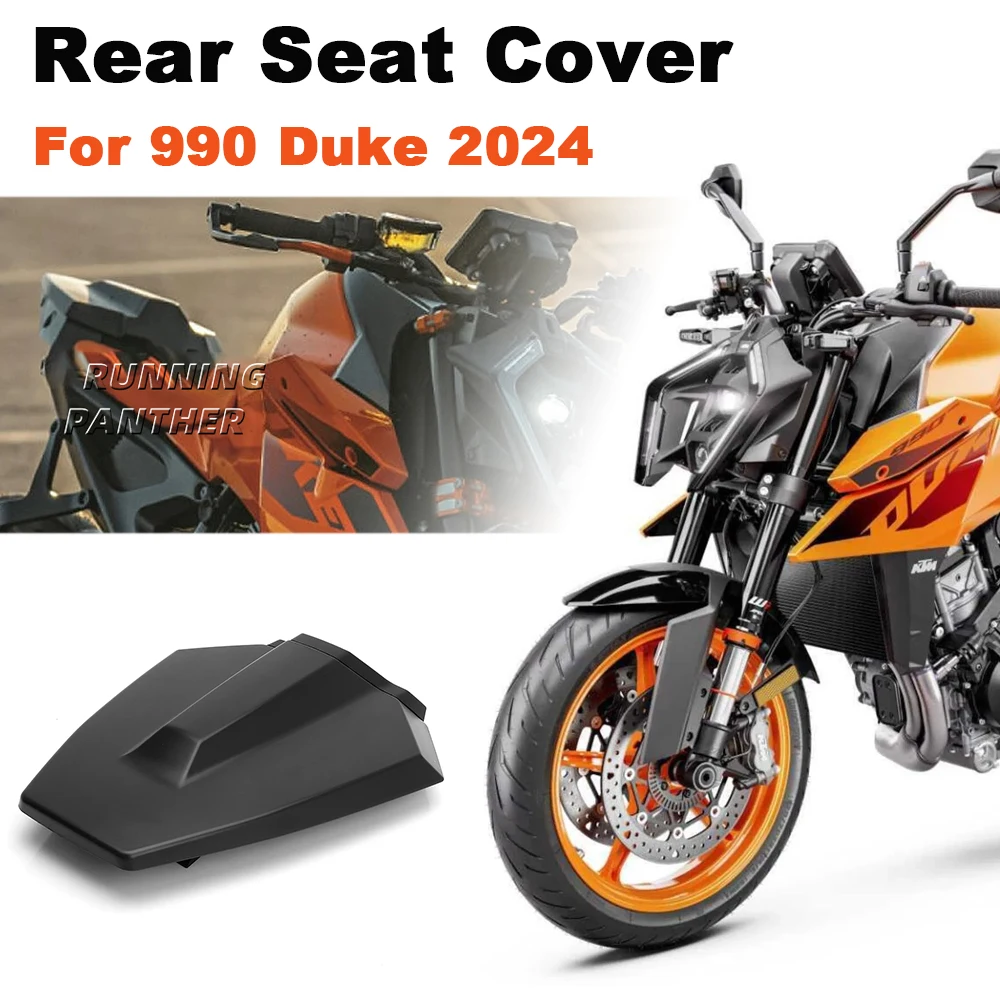 Motorcycle New Carbon Fiber Black Rear Hump Athletic Single Tail Cap Rear Seat For 990Duke 990 Duke 990DUKE 990 DUKE 2024