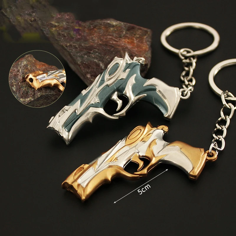 Valorant The Dark Alien Araxys Bundle Keychains Hero Weapons Gun Replica Bakcpack Pendant Metal Model Keyrings Birthday Gifts