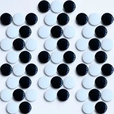 

360pcs Go Chess Pieces Craft Melamine Stones Compact Travel For Family Party School Home Board Beads Educational