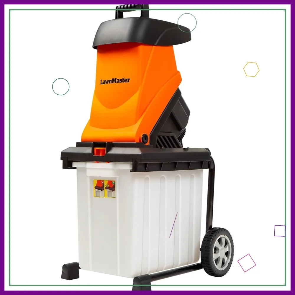 

Электрический измельчитель древесины (щепорез) на 15 А с контейнером для сбора, диаметр резки 1,8 дюйма, коэффициент уменьшения 16:1