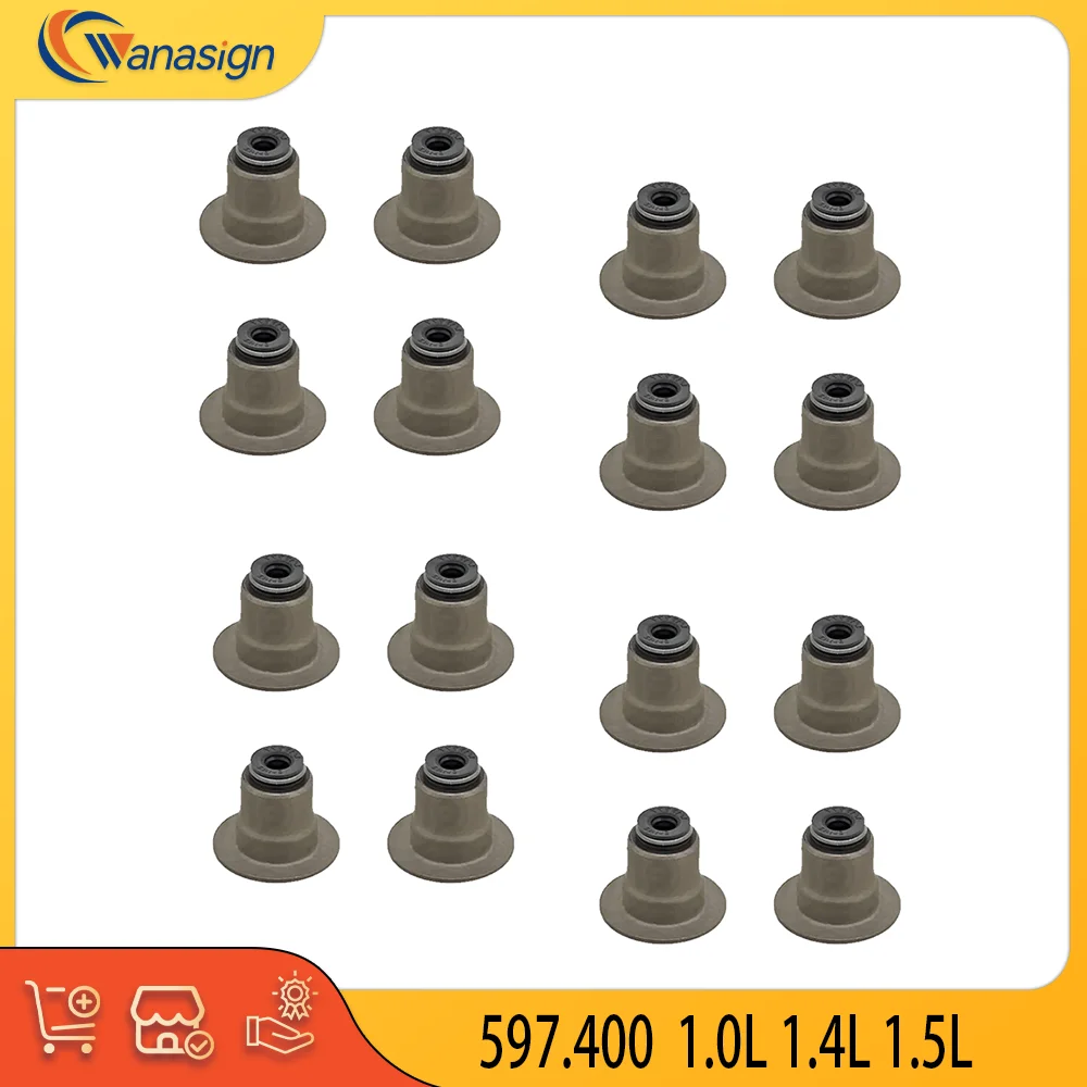 

AUTO ENGINE PARTS Valve Stem Seal Set For BUICK CHEVROLET GMC HOLDEN MAXUS MG OPEL ROEWE VAUXHALL 1.0L 1.4L 1.5L 2012-2024