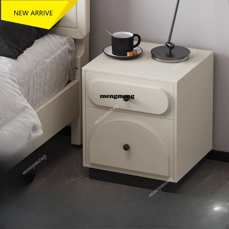 

Large White Nightstands Cream Bedside Cheap House Nightstands Storage Modern Mesita De Noche Dormitorio Designer Furniture