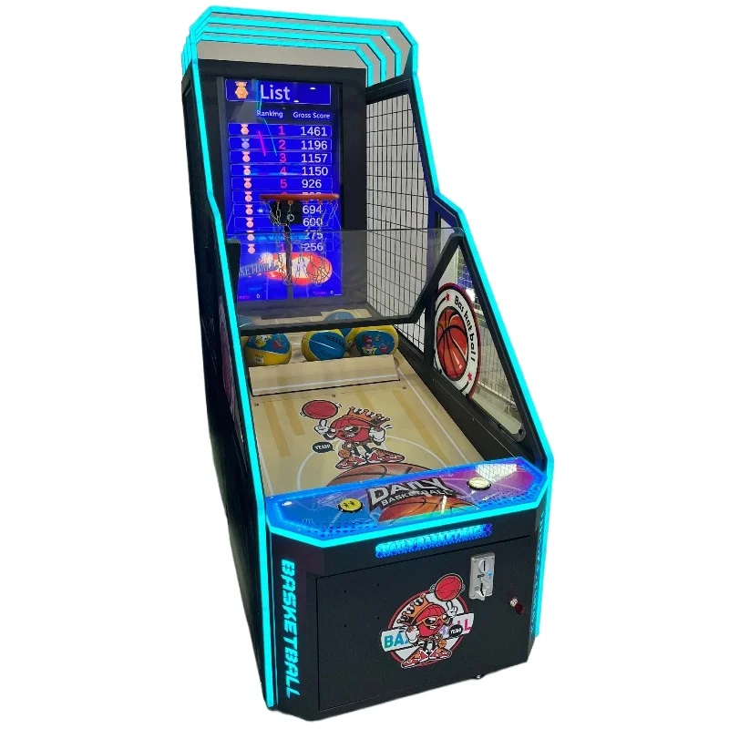 

Large game hall indoor LCD commercial professional double, coin-operated basketball machine, game machine equipment