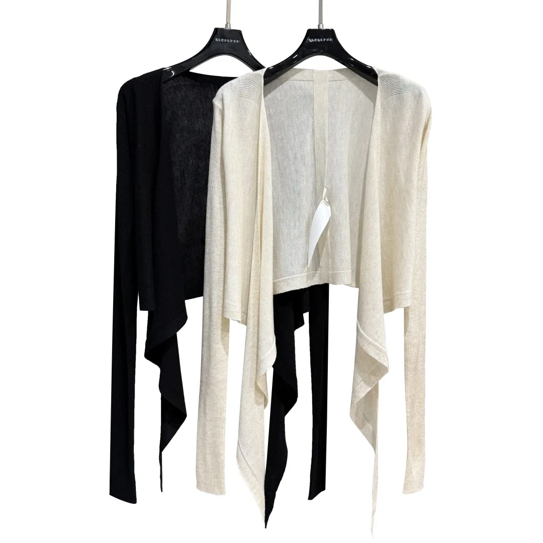 2025SS HIGH Street Women's Casual Thin Coat Female Comfortable Breathable Cardigan Women's Clothing