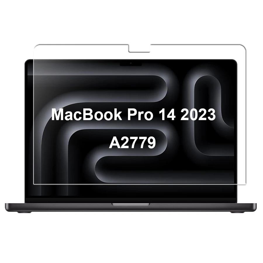 Szkło hartowane 9H do MacBook Pro 14 2023 A2779 Ochrona ekranu notebooka do M2 Max 14,2-calowego laptopa Folia bez pęcherzyków powietrza