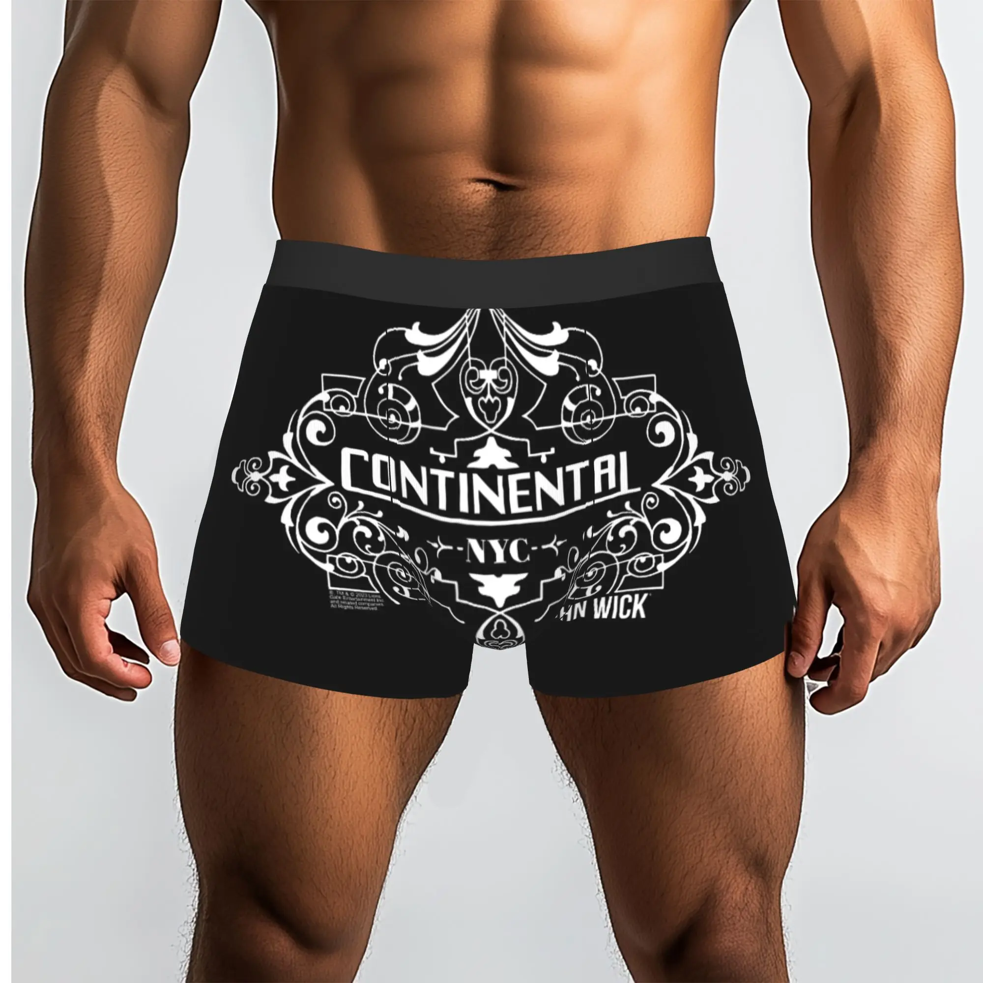 Calzoncillos Continental John Wick para Hombre, Ropa Interior Masculina, Shorts Ventilados, Bóxers