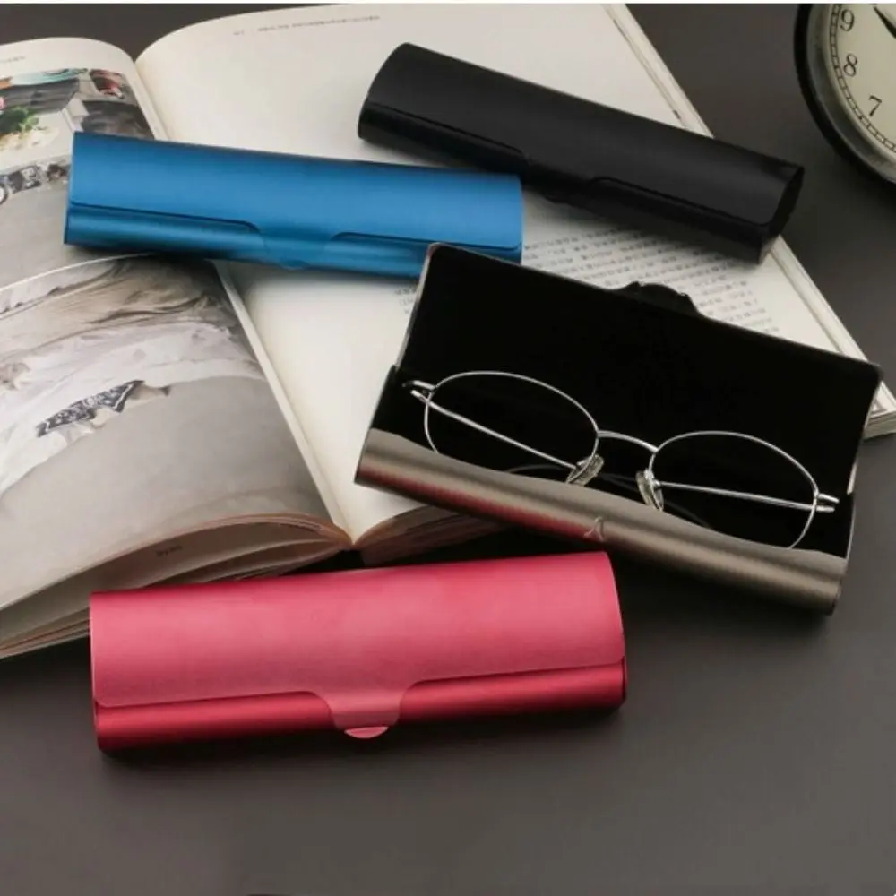 Ultra-Light Aluminum Glasses Case Portable Frosted Matte Hard Shell Eyeglass Case Pressure-resistant Eyeglasses Case Men