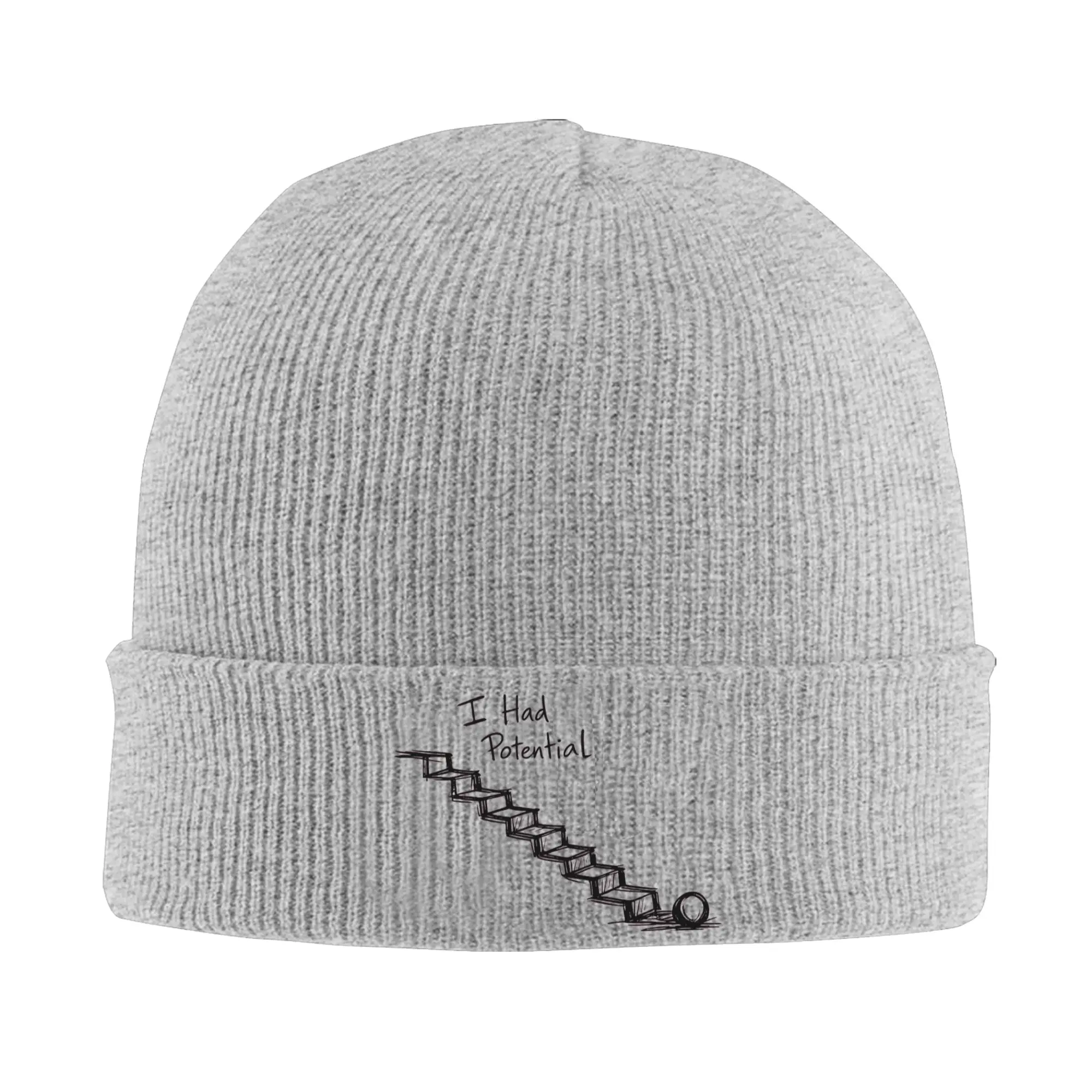 I Had Potential Hat Autumn Winter Beanies Baggy Project Hail Mary  Caps Unisex Acrylic Skullcap