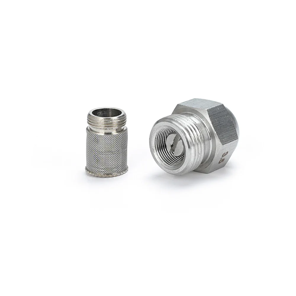 SS Fine Atomizing Mist Nozzle 9/16BSP High Low Pressure Spray Nozzle Orifice Dia 0.2‑1.8mm Industrial Misting Sprayer Head