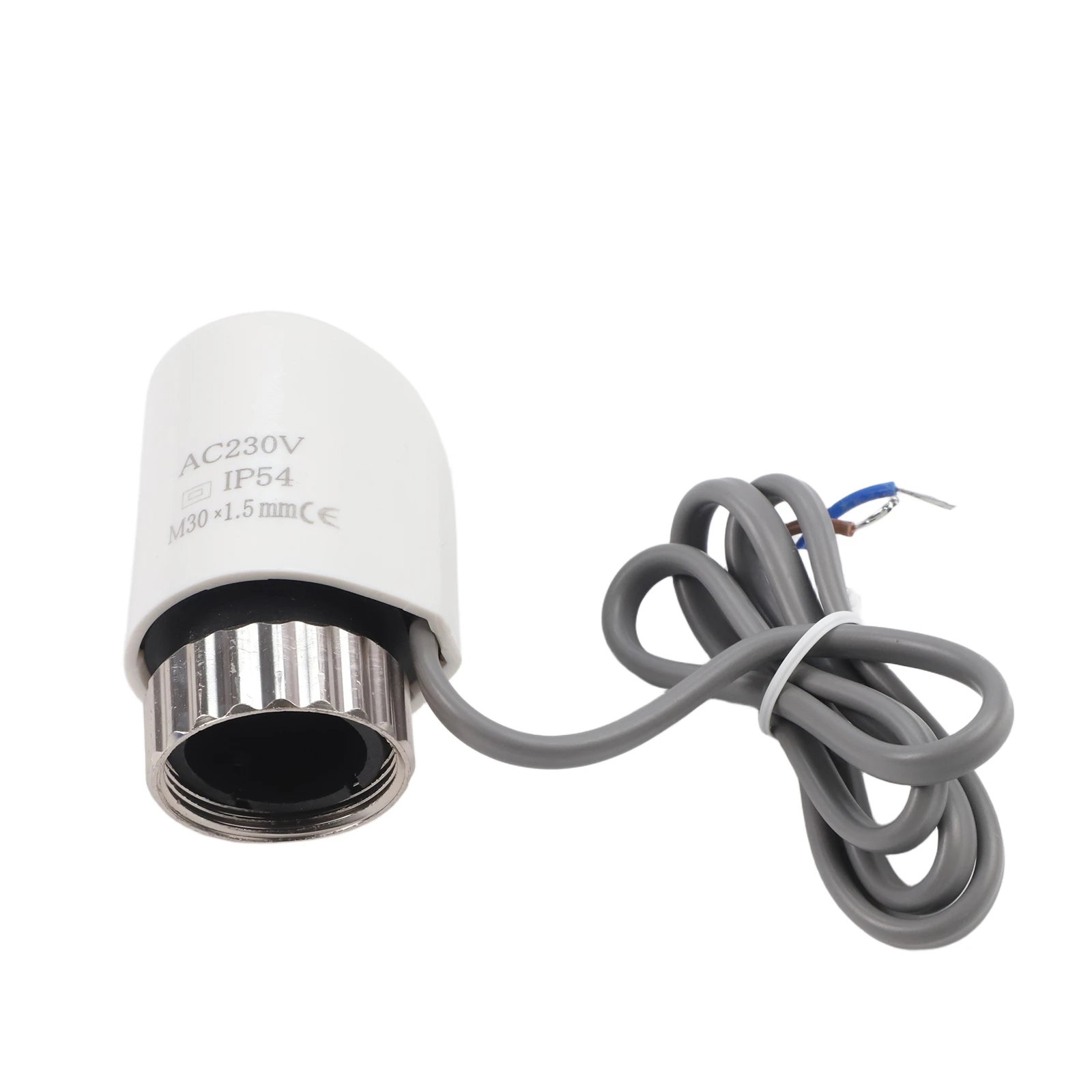 230V Electric Thermal Actuator M30x1 5mm for Precise Control of For Floor Heating Radiator Valve with Energy Saving Features