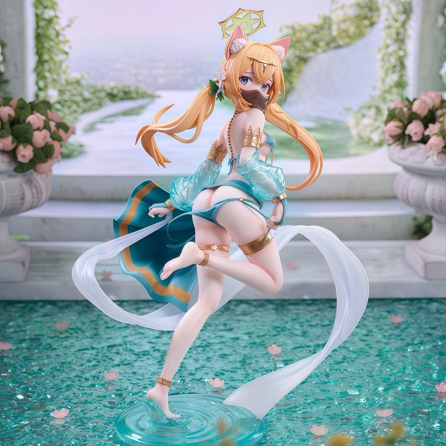 

25 см синий архив аниме фигурка Iochi Mari фигурки сексуальная красивая фигурка девушки статуя модель коллекция орнамент игрушки Рождественский подарок