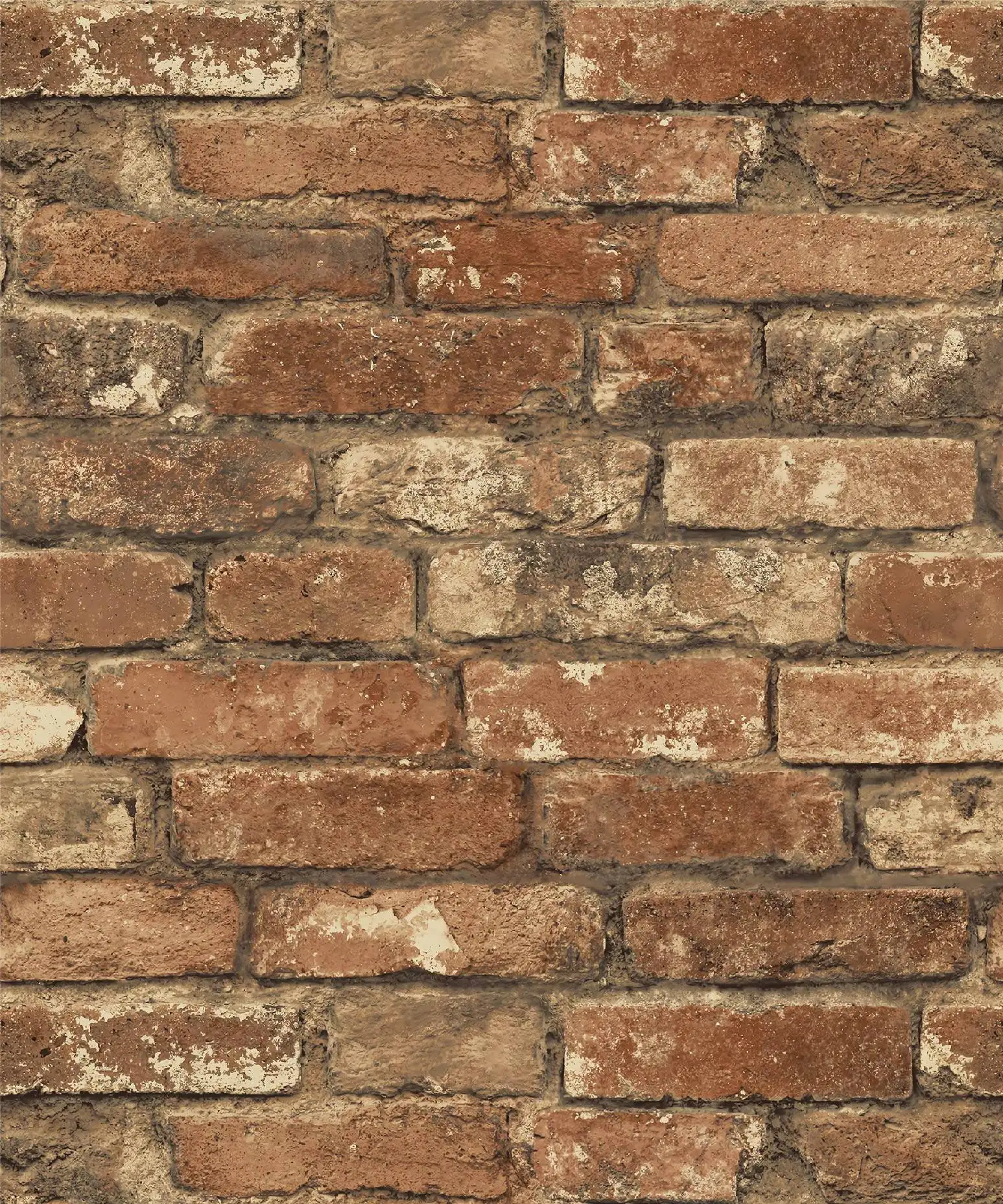 Light Brown Faux Brick Peel and Stick Wallpaper Rustic Red Brown Self Adhesive Wall Paper Removable Textured Contact Paper