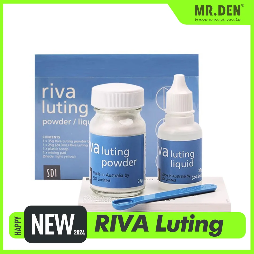 

SDI Australia Riva Luting Glass Ionomer, склеивание короны, Ортодонтическая склеивание