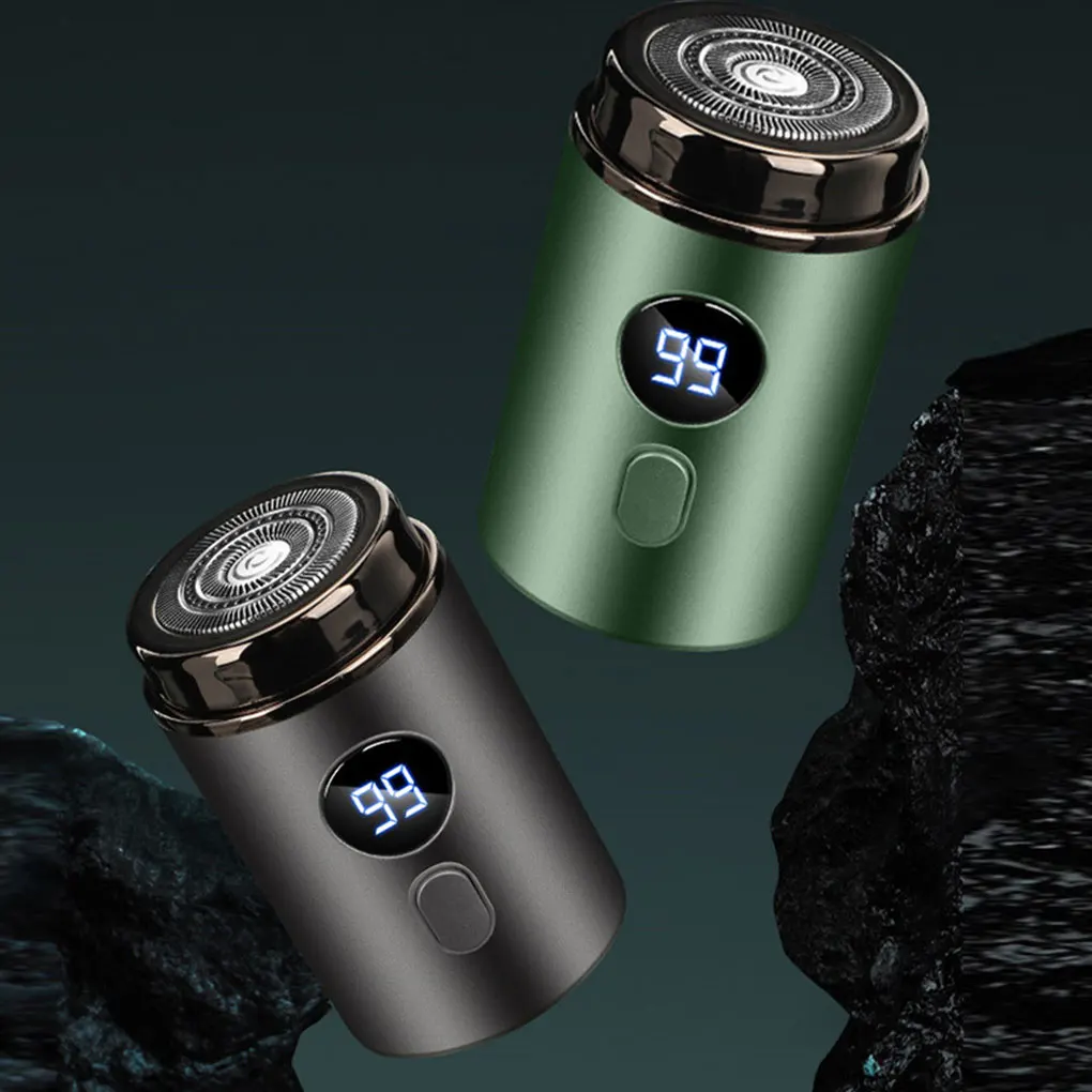 Typ-C-wiederaufladbarer tragbarer wasserdichter Mini-Elektrorasierer, stark, hohe Geschwindigkeit, lange Lebensdauer, geeignet für nass und trocken