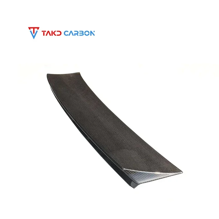 Carbon Brand Hot Style Real Dry Carbon Fiber universal trunk spoiler for cars Rear Spoiler Wing For AUDI A7,S7 C8