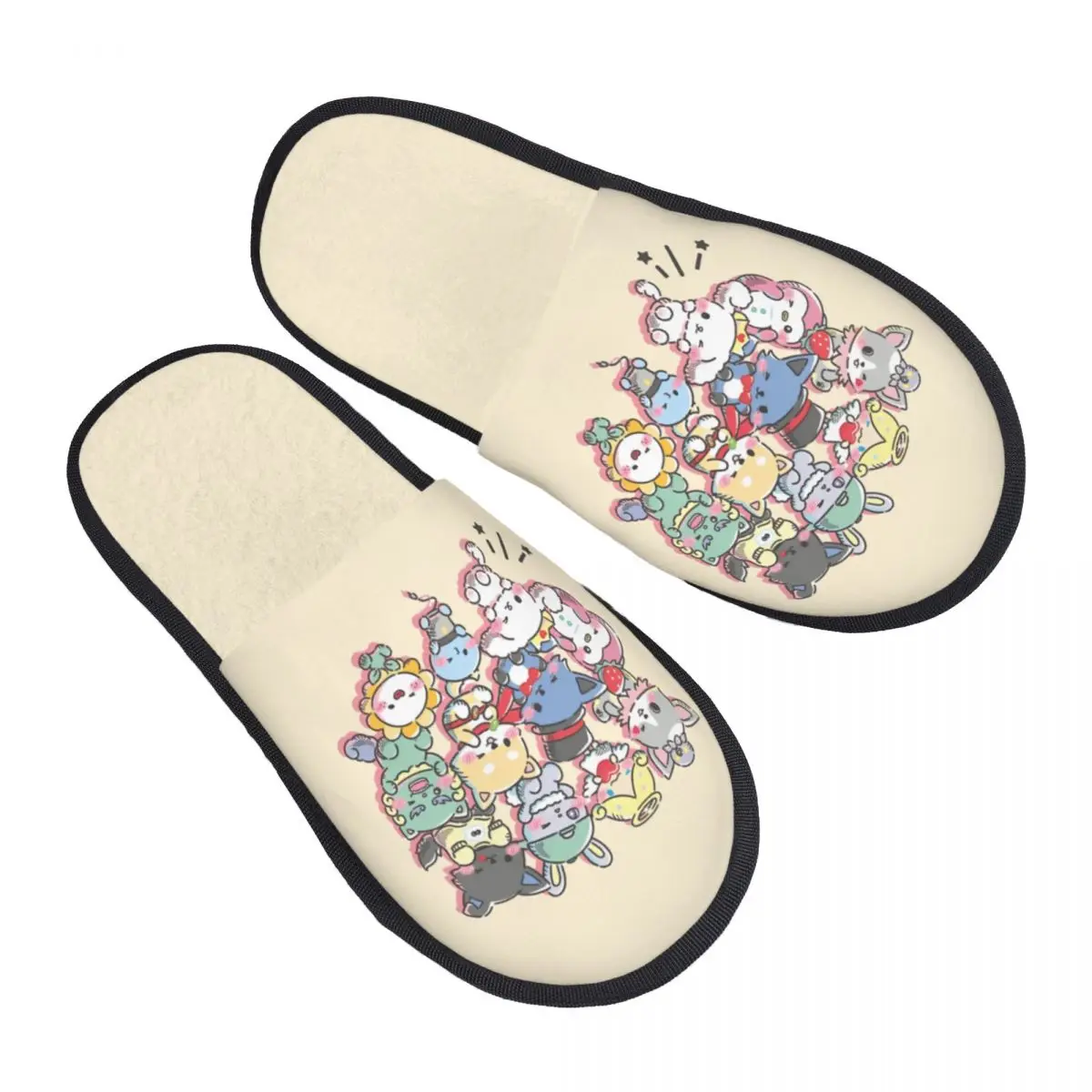 مخصص J-JO1 اليابانية الصبي الفرقة الكرتون شبشب منزل النساء مريح رغوة الذاكرة الانزلاق على غرفة نوم النعال الأحذية