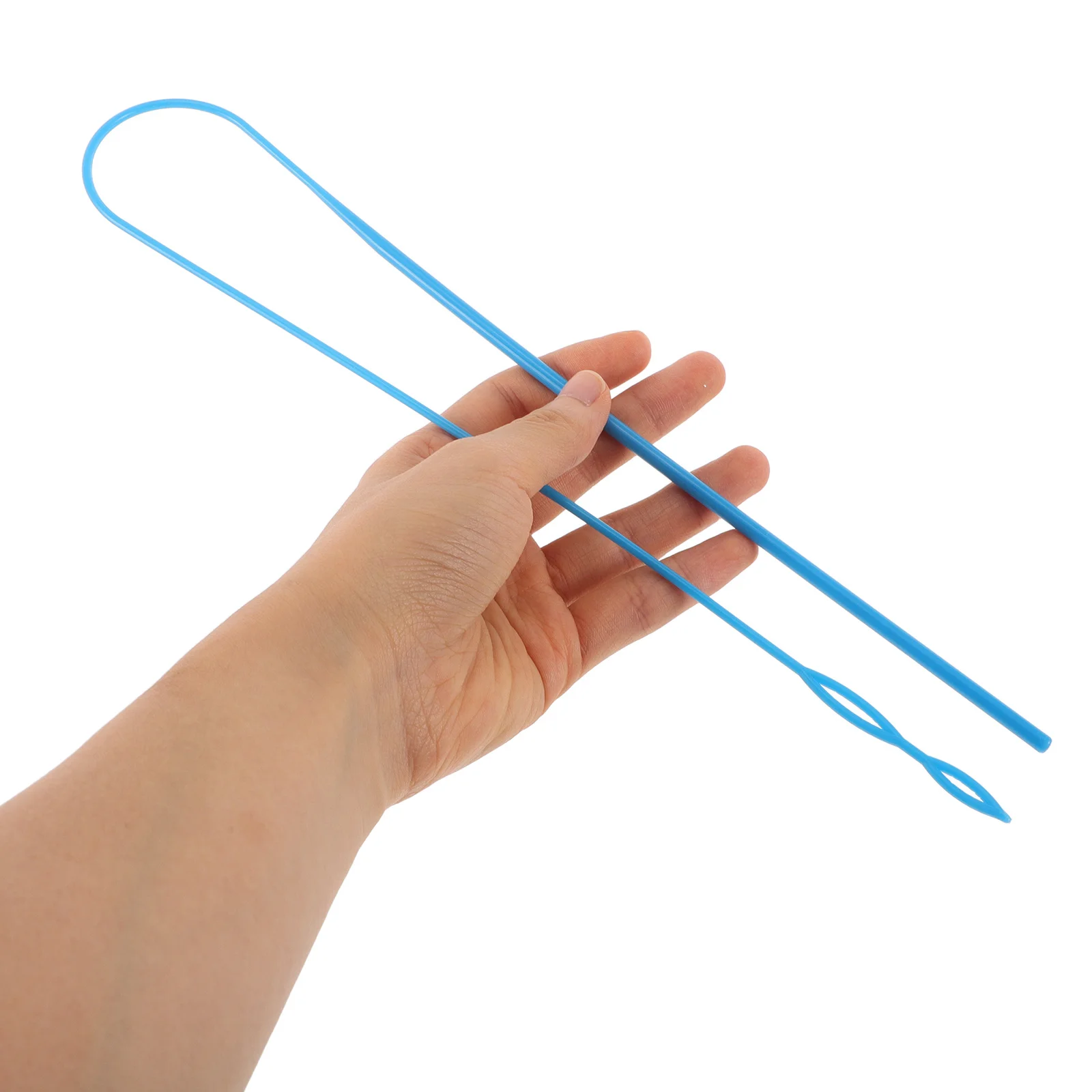 

25 Pcs Wire Lead Bendable Cord Threading Tool Jacket with Hat Plastic Drawstring Rethreader