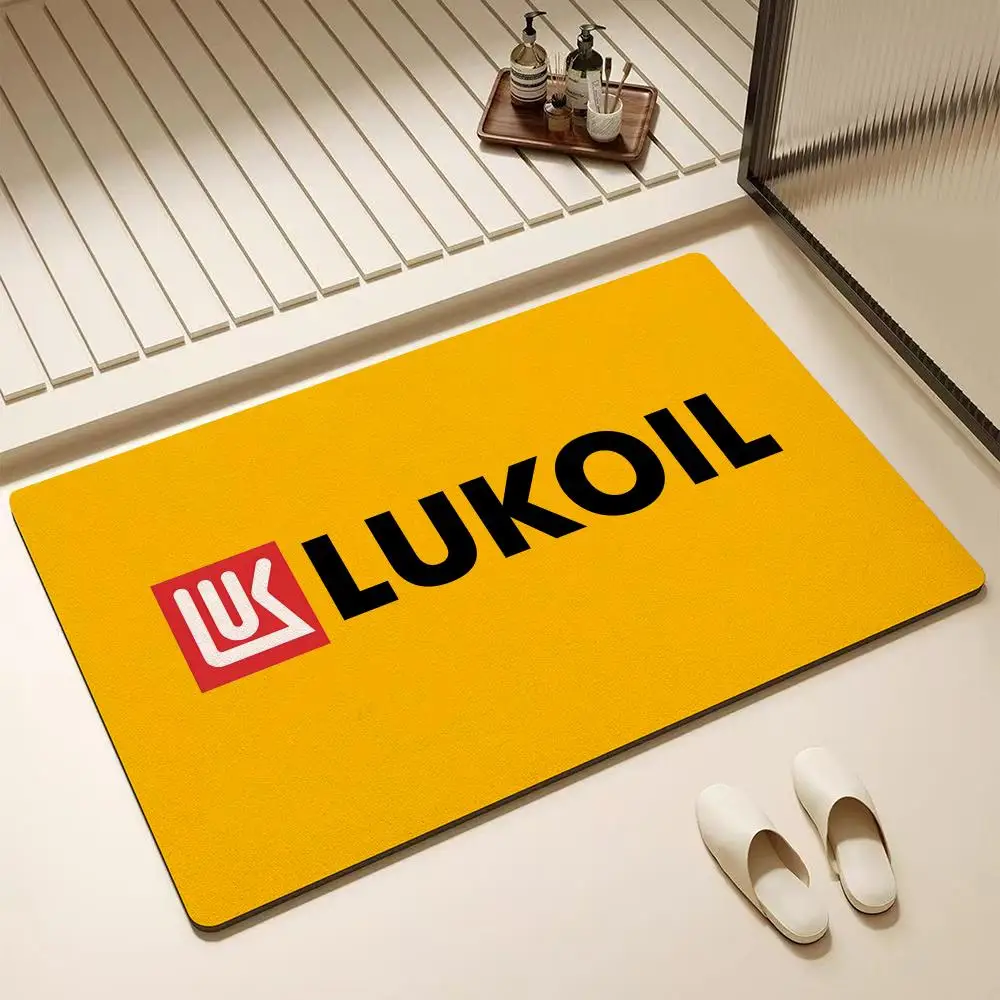 Fashion L-Lukoil Floor Mat Alfombra de baño de diatomita – Alfombra de baño altamente absorbente, antideslizante y de secado rápido