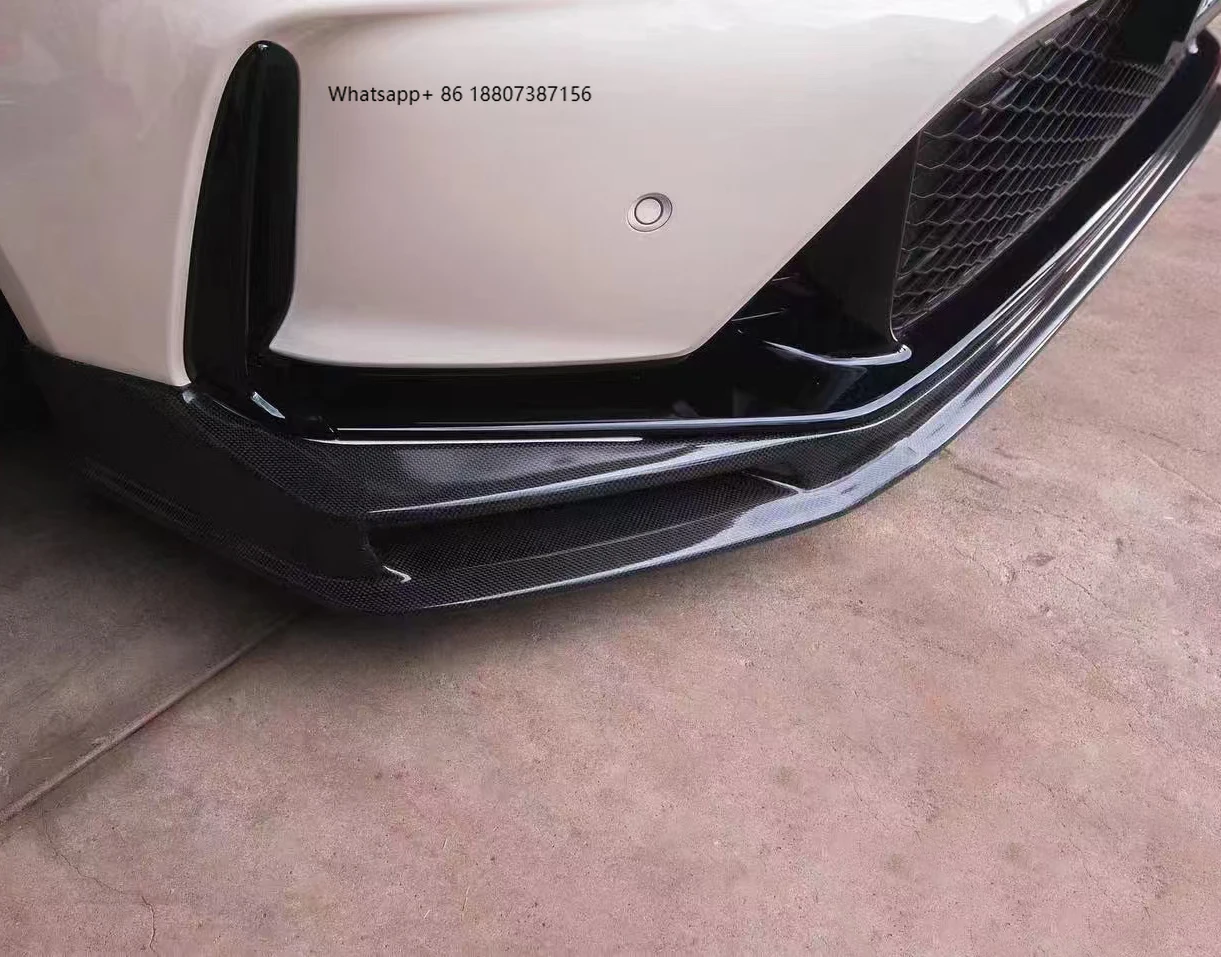 

Suitable forHonda Civic R-type Front Lip Dry Carbon Fiber Front Bumper Lip Spoiler civic Ek Front Bumper Lip