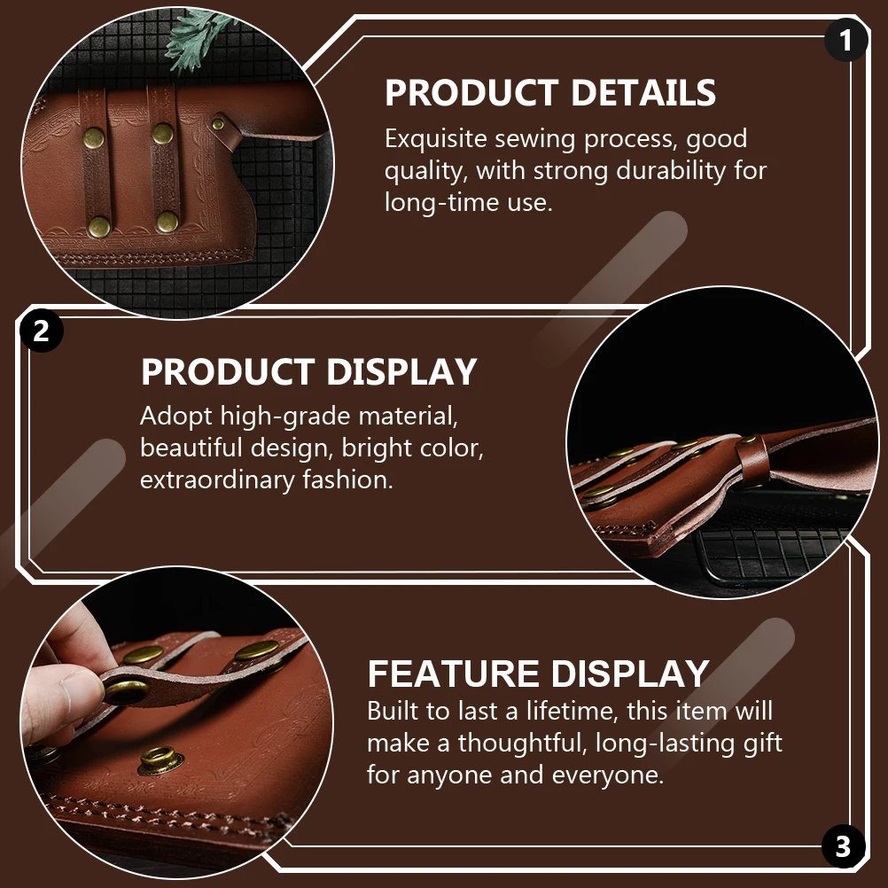 

Exquisite Universal Knife Cover Heavy Duty Protective Guard Portable Kitchensemi-Circular Sleeve Fit All Brands