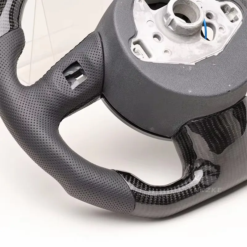 Carbon Fiber Steering Wheel Suitable For Audi A4 B8 A3 8V RS3 RS4 S3 S4, Equipped With Shift Paddles Car Accessories