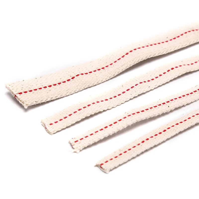 

1M Kerosene Lamp Wick Braided Cotton Wick Flat Cotton Oil Lamp Wick For Oil Lamp