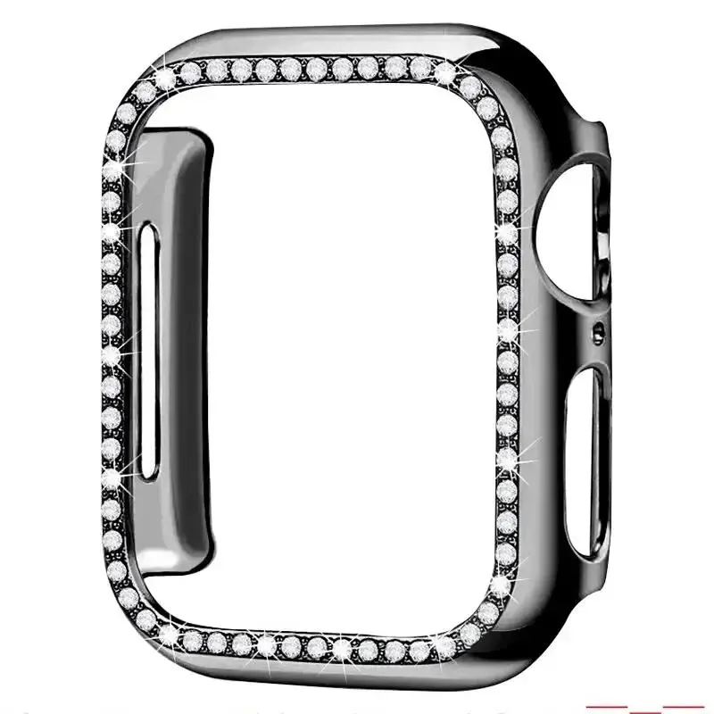 Band+Case for Apple Watch 45mm 41mm 40mm 44mm Screen Protector for Women Bracelet for IWatch 9 8 7 6 SE 5 4 3 Watch Accessories