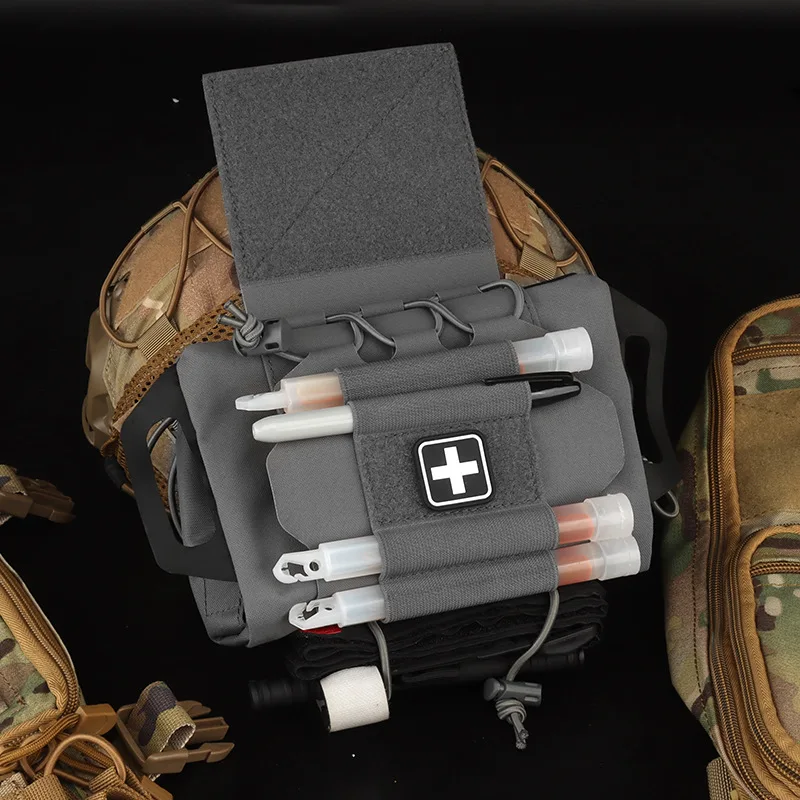 Rapid deployment first aid kit medium (Velcro version) tactical vest multi-functional lower hanging bag