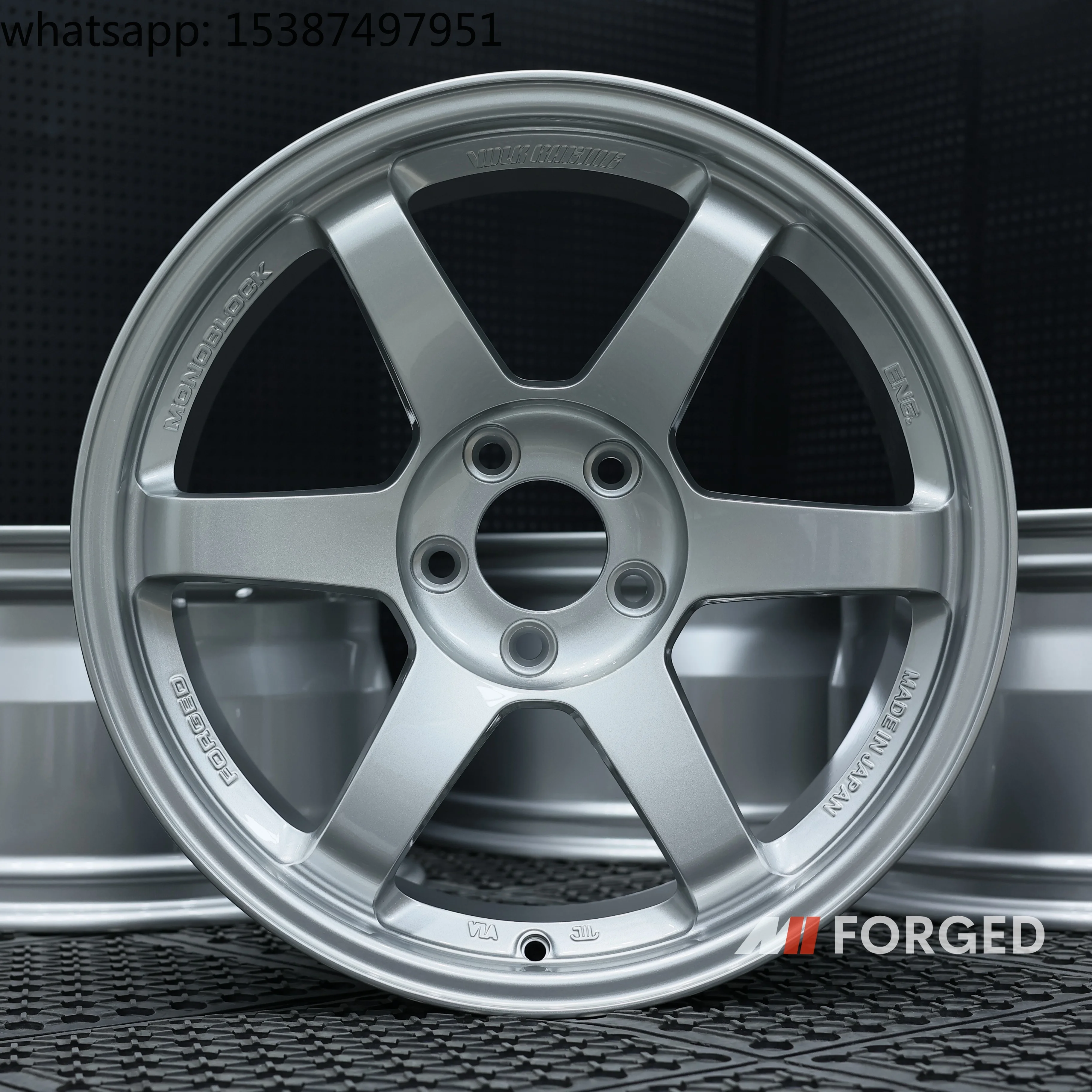 For Maining Forged TE37 SL Wheels  for Honda FK8 S2000 GR86 for BRZ BMW E46 E92 F80 F82 M3 for Toyota Supra Concave Design Rims