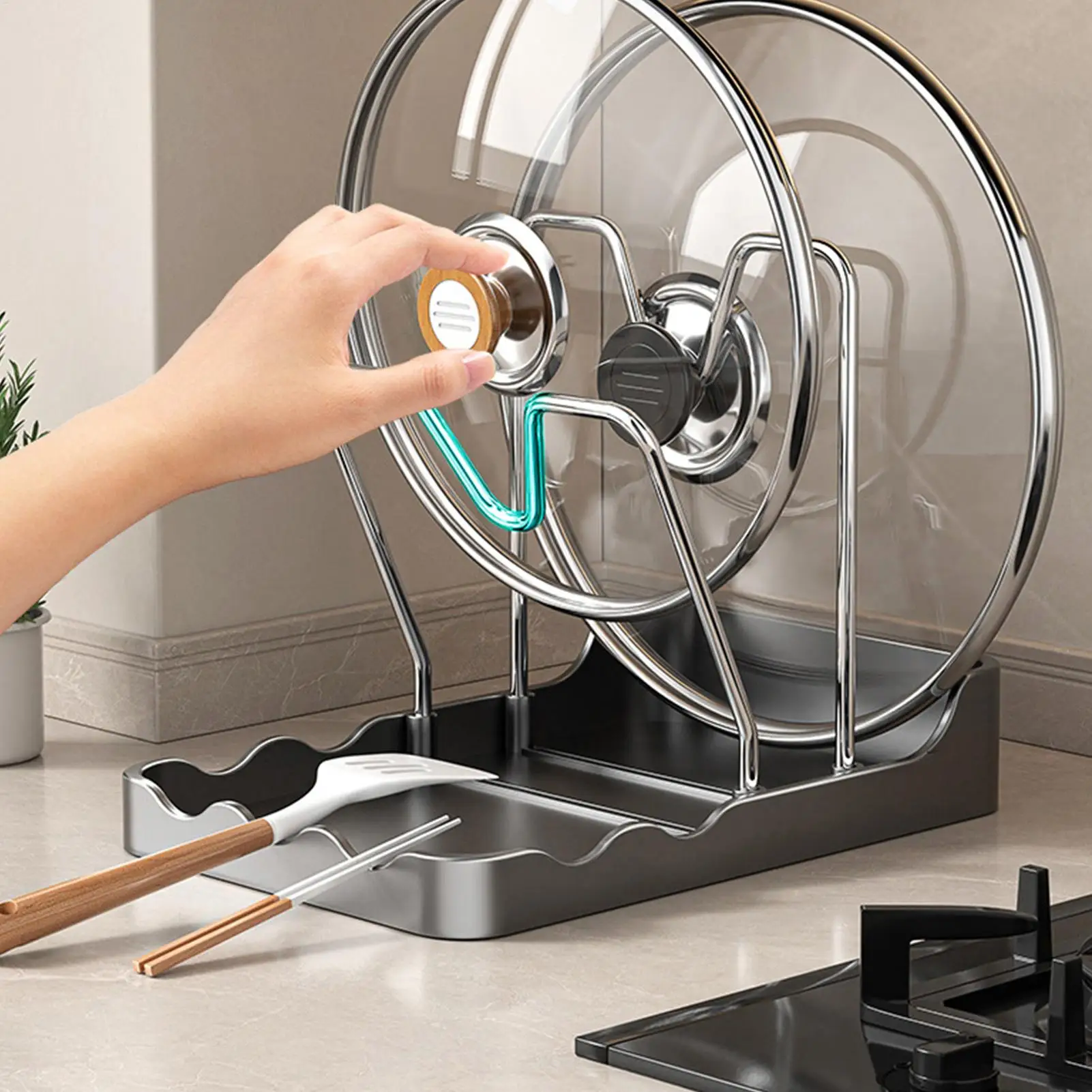 Pot Lid Rack Vertic…