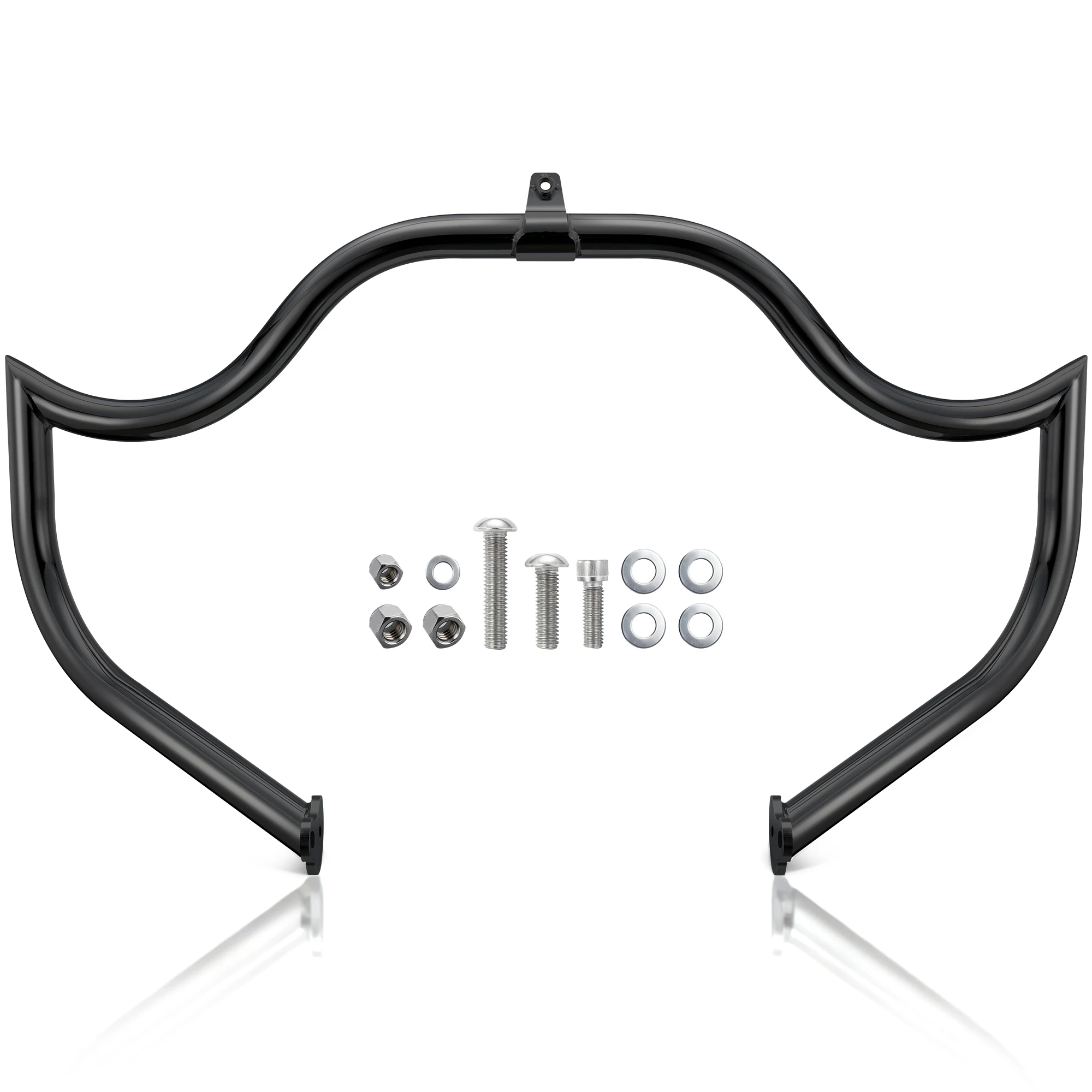 

1.25" Engine Guard Crash Bar for Harley Touring 2009-Up Road King Street Glide Electra Glide Trike Models, Meathook Style