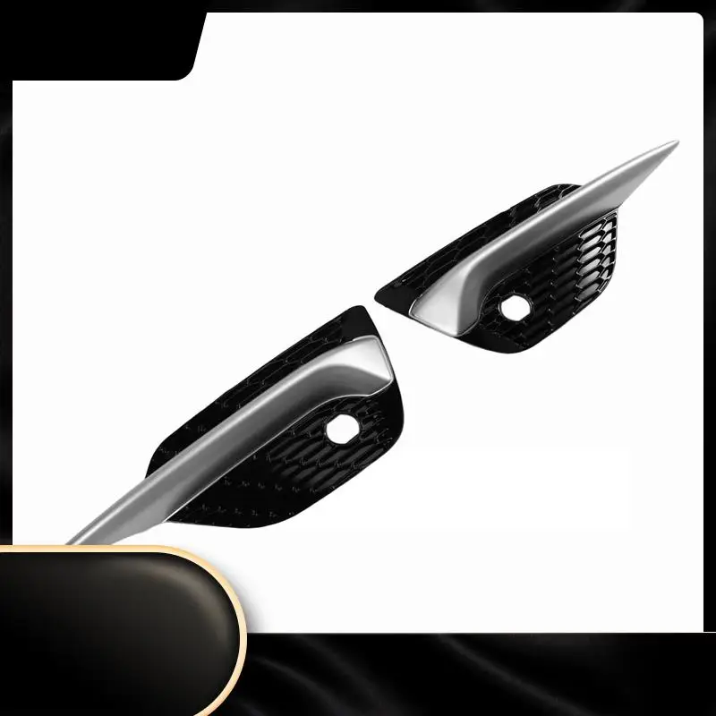 

Car Front Fog Light Frame 62257-HV10B 62256-HV10B Eyelid Eyebrow Cover Trim For Nissan Qashqai J11 2019-2022-N29R