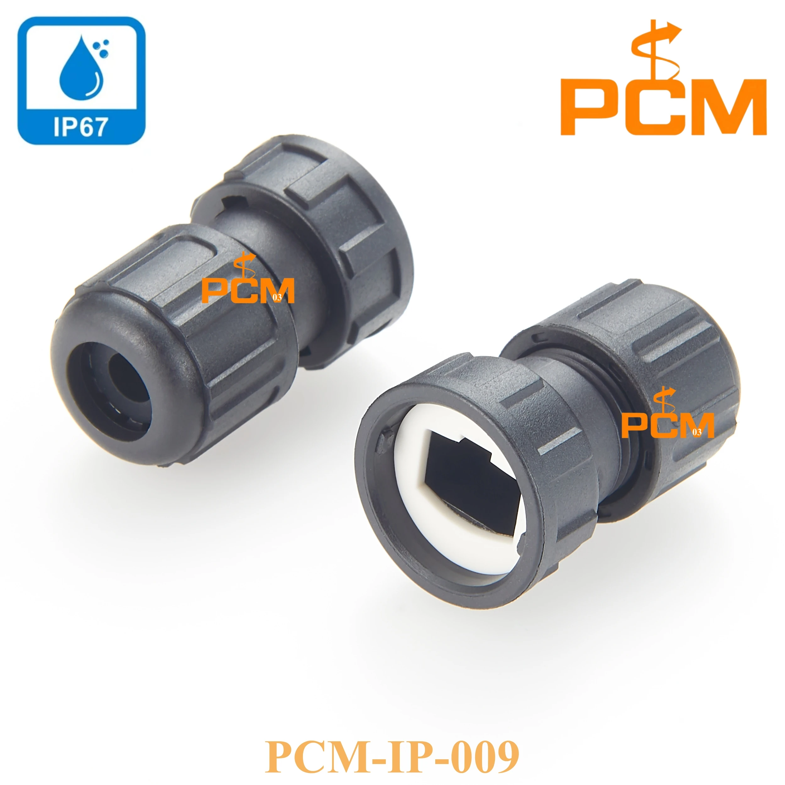 10pcs Ethernet 8P8C Connector RJ45 Cable Gland Waterproof Field Installable Quick Connect Universal Network LAN Cat5e Adapter