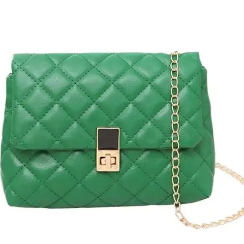 

1PC Shoulder Bag For Women PU Leather Flap Crossbody Bag Female Luxury Chain Messenger Pack Handbag And Purse