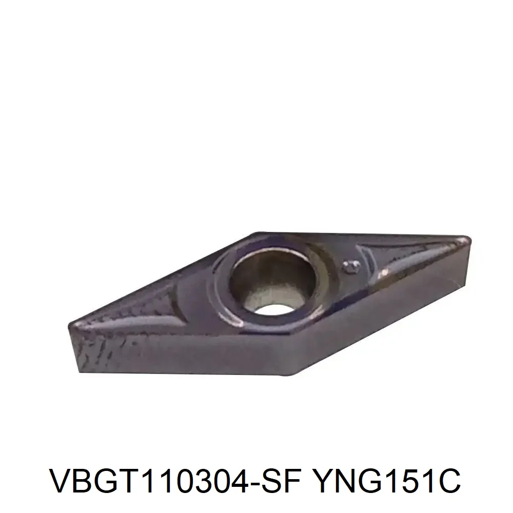 ZCC VBGT110304-SF YNG151C General turning insert for processing steel stainless steel and cast iron VCGT 110304 SF 10pcs/box