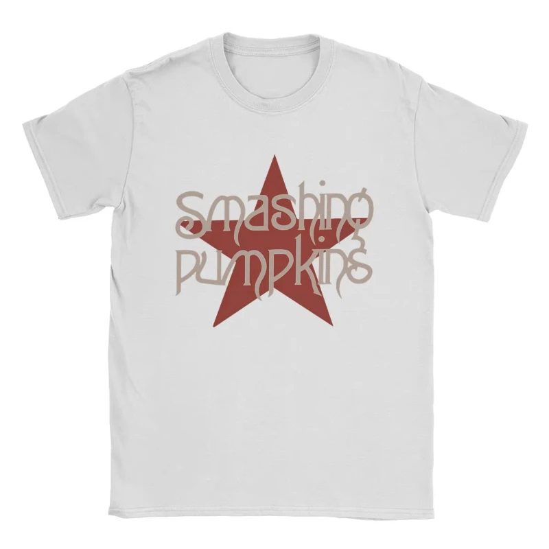 Smashing Pumpkins T Shirt Men Cotton Vintage T-Shirt Crew Neck Tee Shirt Short Sleeve Tops Men's and Women's Gift Idea