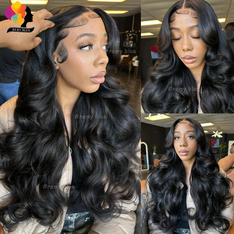 30inch 13x4 Body Wave Lace Front Wig Human Hair Pre-Plucked Brazilian Human Hair Lace Frontal Wigs for Women 13x6 Lace Front Wig