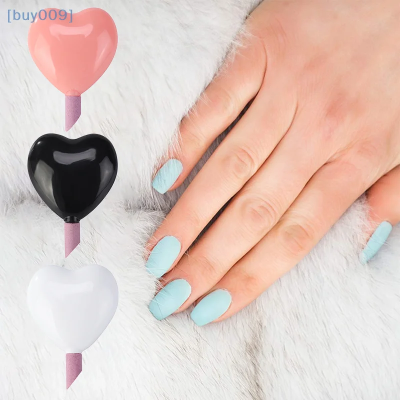 Pietra di quarzo Lima per unghie Spingitore Unghie Levigatura Bastoni Penna per nail art Rimozione cuticola Spingendo la pelle morta Trimmer Buffer Strumenti per manicure