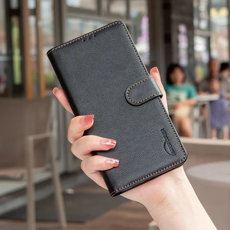 حافظة RFID مضادة للسرقة لهاتف Xiaomi Redmi Note 14 13 12 Pro Plus 5G Coque Wallet غطاء حماية جلدي مقاوم للصدمات
